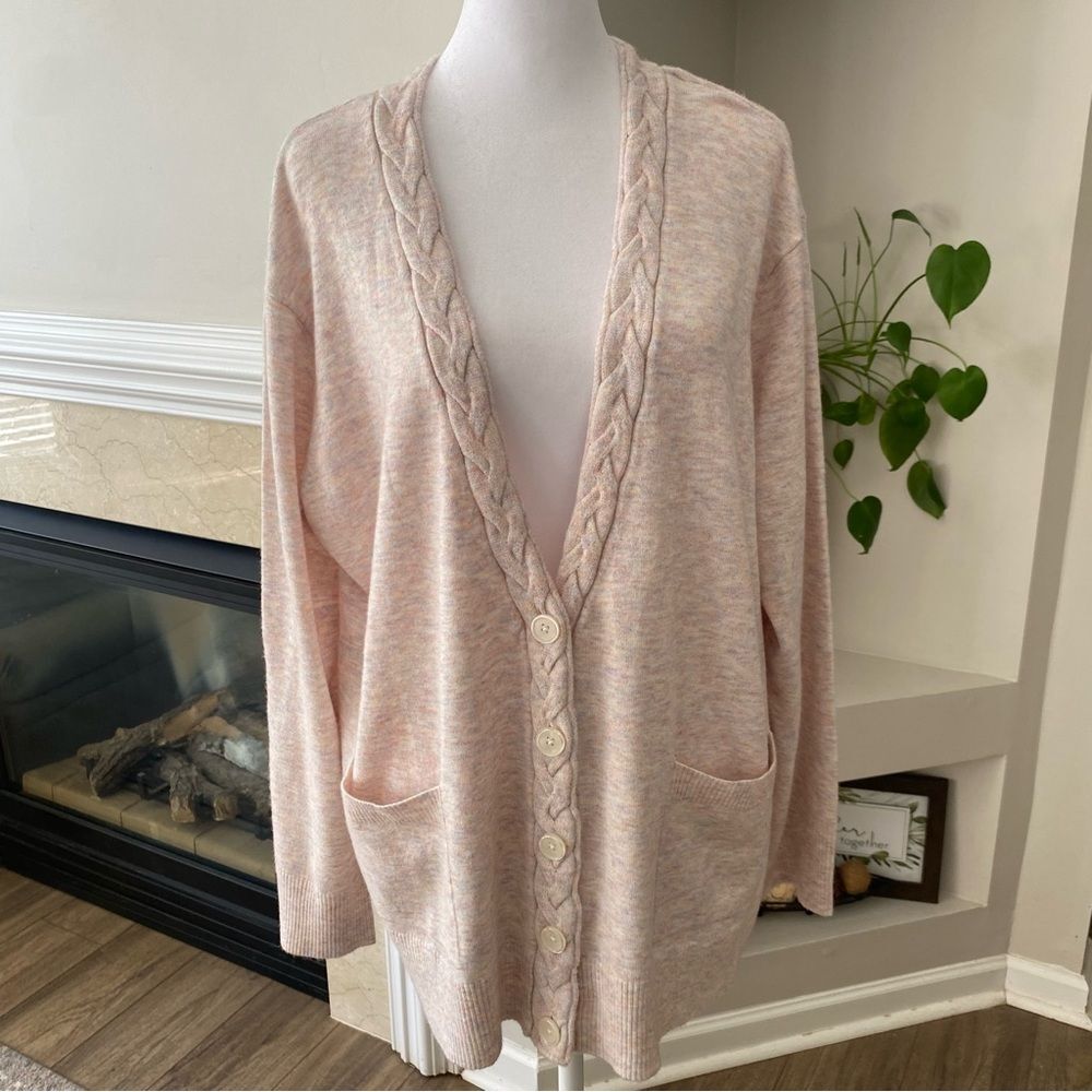 Torrid Cardigan Women Size 1X Multicolor Casual Minimalist NWT